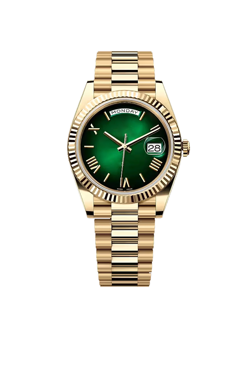 40 Green Aura Premium Bracelet Watch