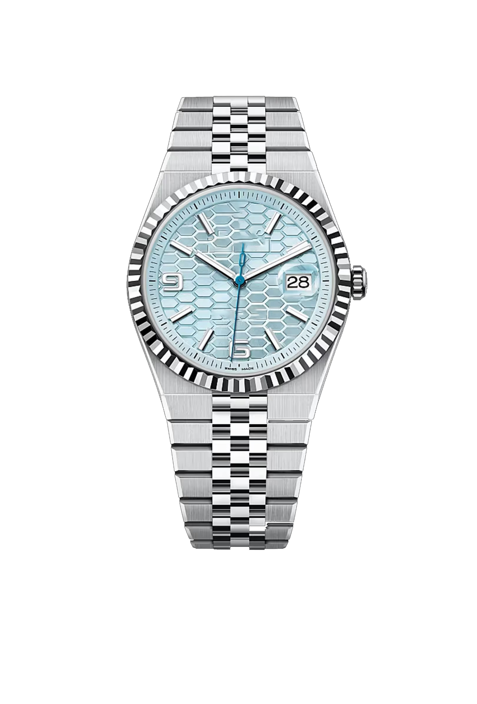 40 Light Blue Dial Jubilee Bracelet Luxury Watch