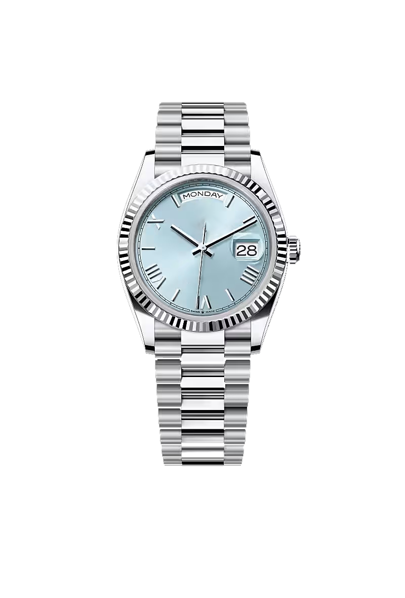 36 Signature Silver Dial Statement Watch