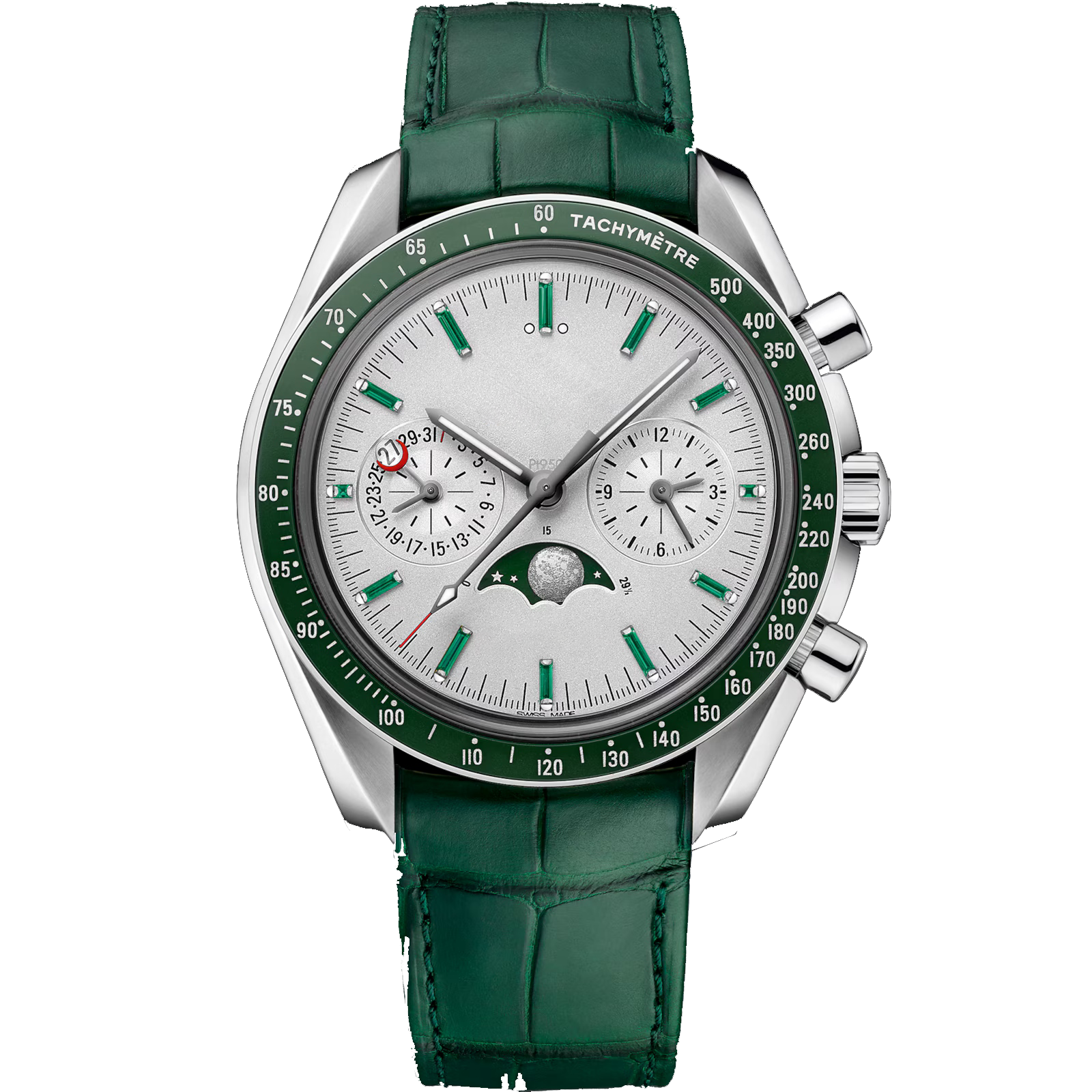 Luxury Green Dial Chronograph Watch