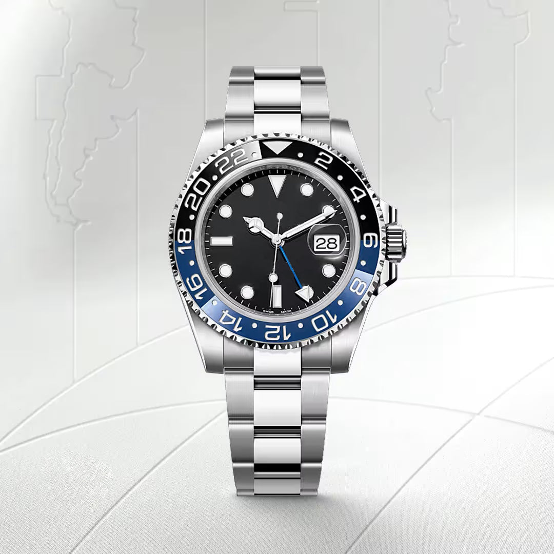 Men's Two-Tone Luxury Arctic Blue Watch