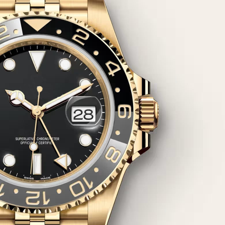 Men's Two-Tone Luxury Imperial Gold Watch
