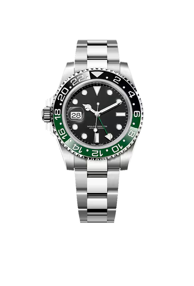 Men's Two-Tone Luxury Emerald Horizon  Watch