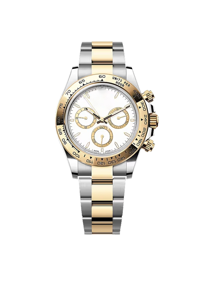 Two-Tone White Gold Chronograph Watch