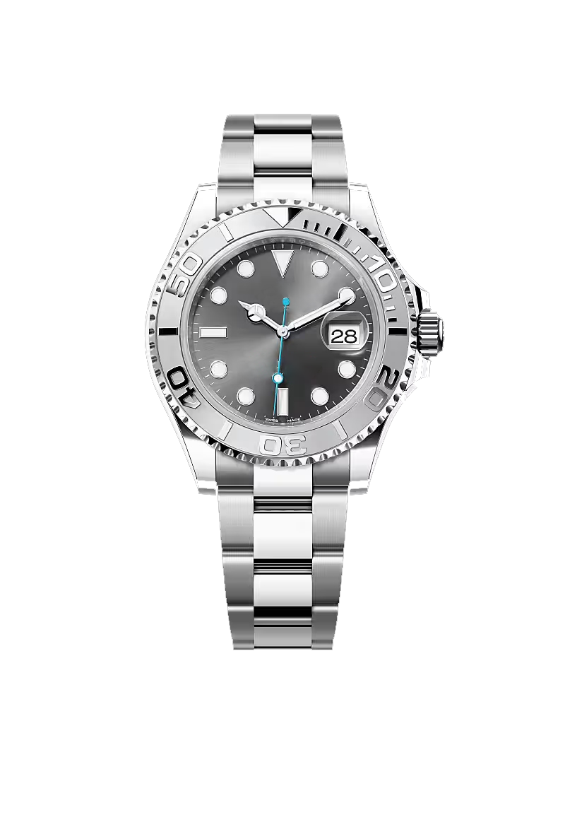 Silver Gray Dial Stainless Steel Sports Watch