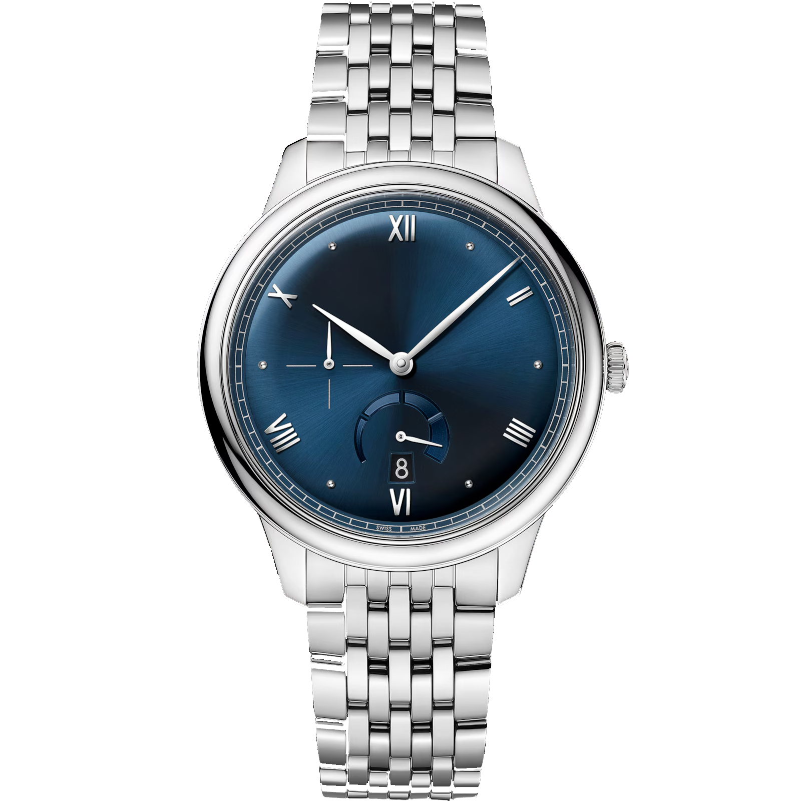 Aurelius Blue – Silver Luxury Watch