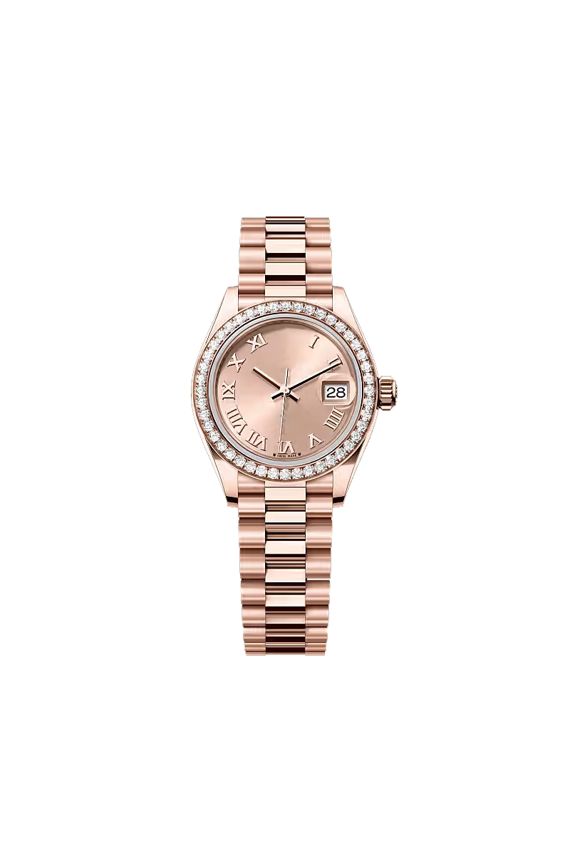 Classic Rose Gold Date Watch