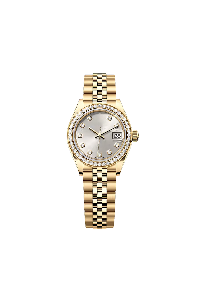 Prestige White Dial Gold Timepiece