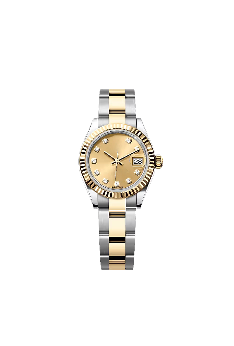 Classic Two Tone Gold Dial Women’s Watch