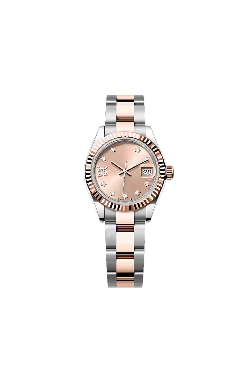 28 Elegant Two-Tone Rose Gold Women’s Watch