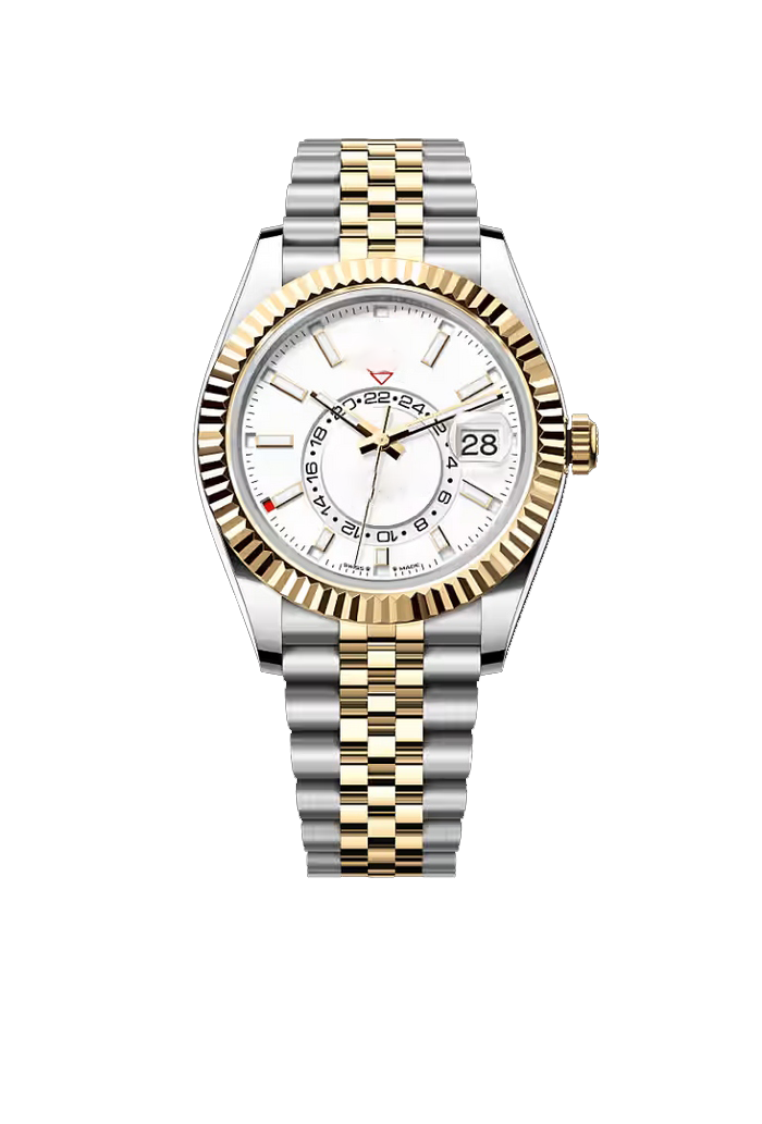 Elegant Dual-Time Luxury Watch