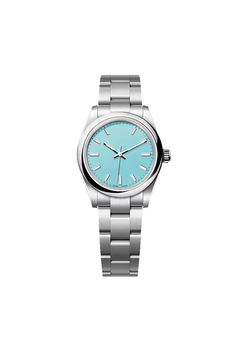 Ice Blue Dial Silver Stainless Steel Classic Watch