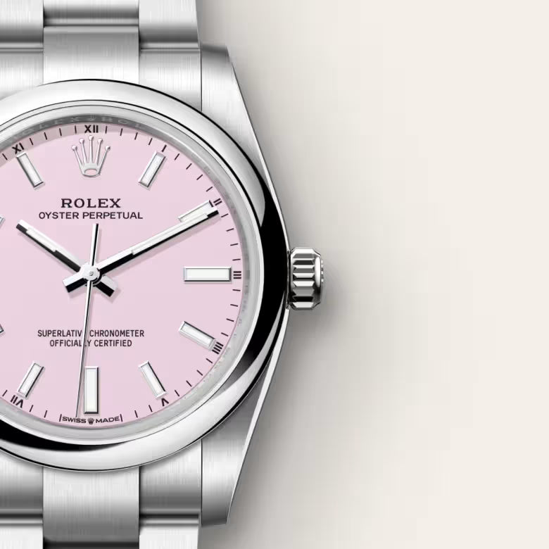 Oyster Perpetual 34 Blush Pink Elegance Watch