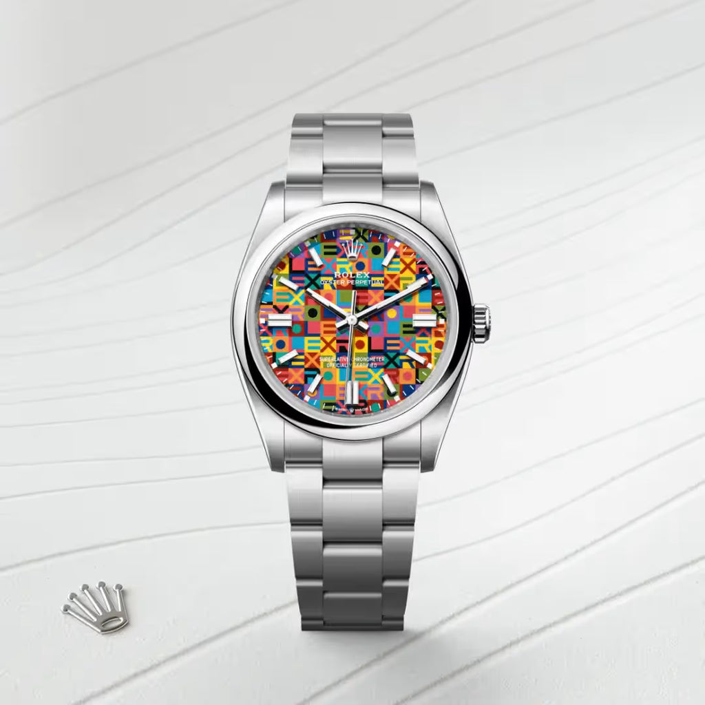Oyster Perpetual 36 Perpetual Celebration Dial Stainless Steel Watch