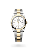 Datejust 36 White Dial Gold & Silver Two-Tone Luxury Watch