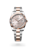 Datejust 41 Rose Gold Diamond Dial Two-Tone Watch