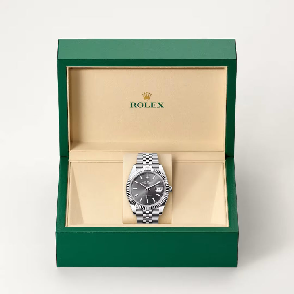 Datejust 41 Slate Grey Dial Jubilee Watch