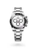 White Panda Steel Chronograph Watch