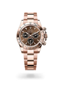 Rose Gold Chocolate Chronograph Watch