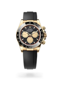 Gold Black Racing Chronograph Watch