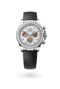 Diamond White Pearl Chronograph Watch