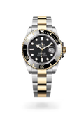 Prestige Black Dial Two-Tone Watch