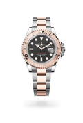 Yacht-Master 40 Everose Rolesor Black Dial Oyster Bracelet
