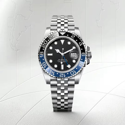 Men's Two-Tone Luxury Arctic Blue Watch
