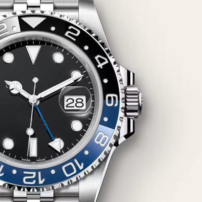 Men's Two-Tone Luxury Arctic Blue Watch