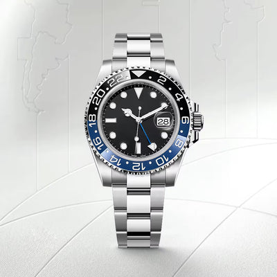 Men's Two-Tone Luxury Arctic Blue Watch