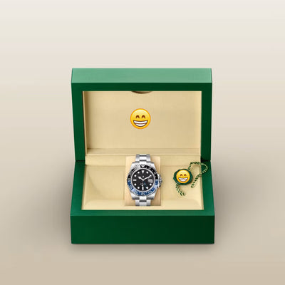 Men's Two-Tone Luxury Arctic Blue Watch