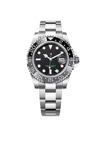 Men's Two-Tone Luxury Summit Black Explorer Watch