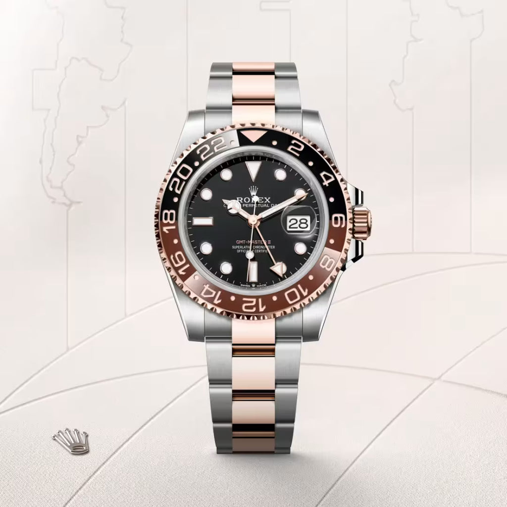 Rose Gold Horizon GMT Watch