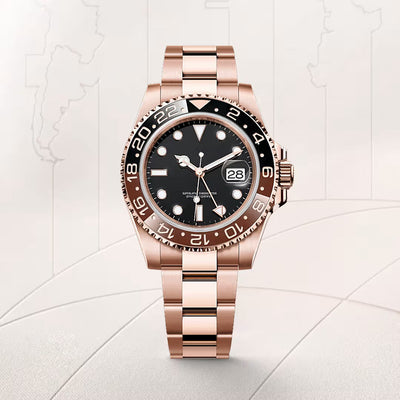 Men's Two-Tone Luxury Rose Gold Prestige Watch