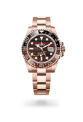Rose Gold Woodland GMT Watch