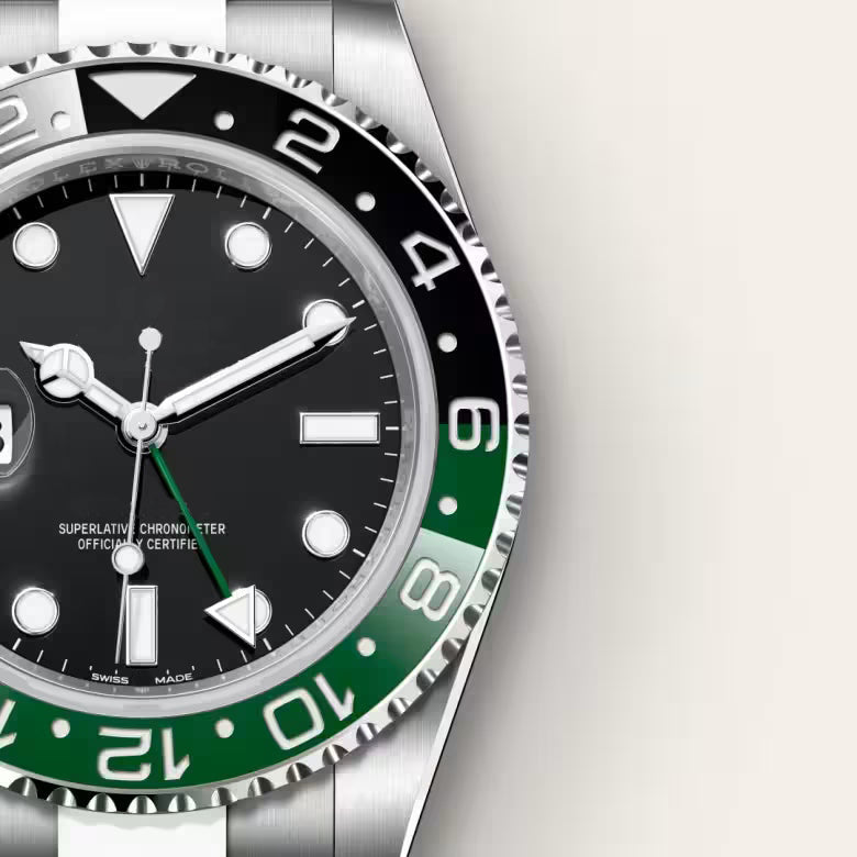 Men's Two-Tone Luxury Emerald Horizon  Watch