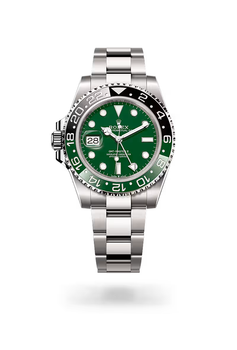 Emerald Steel GMT Explorer Watch