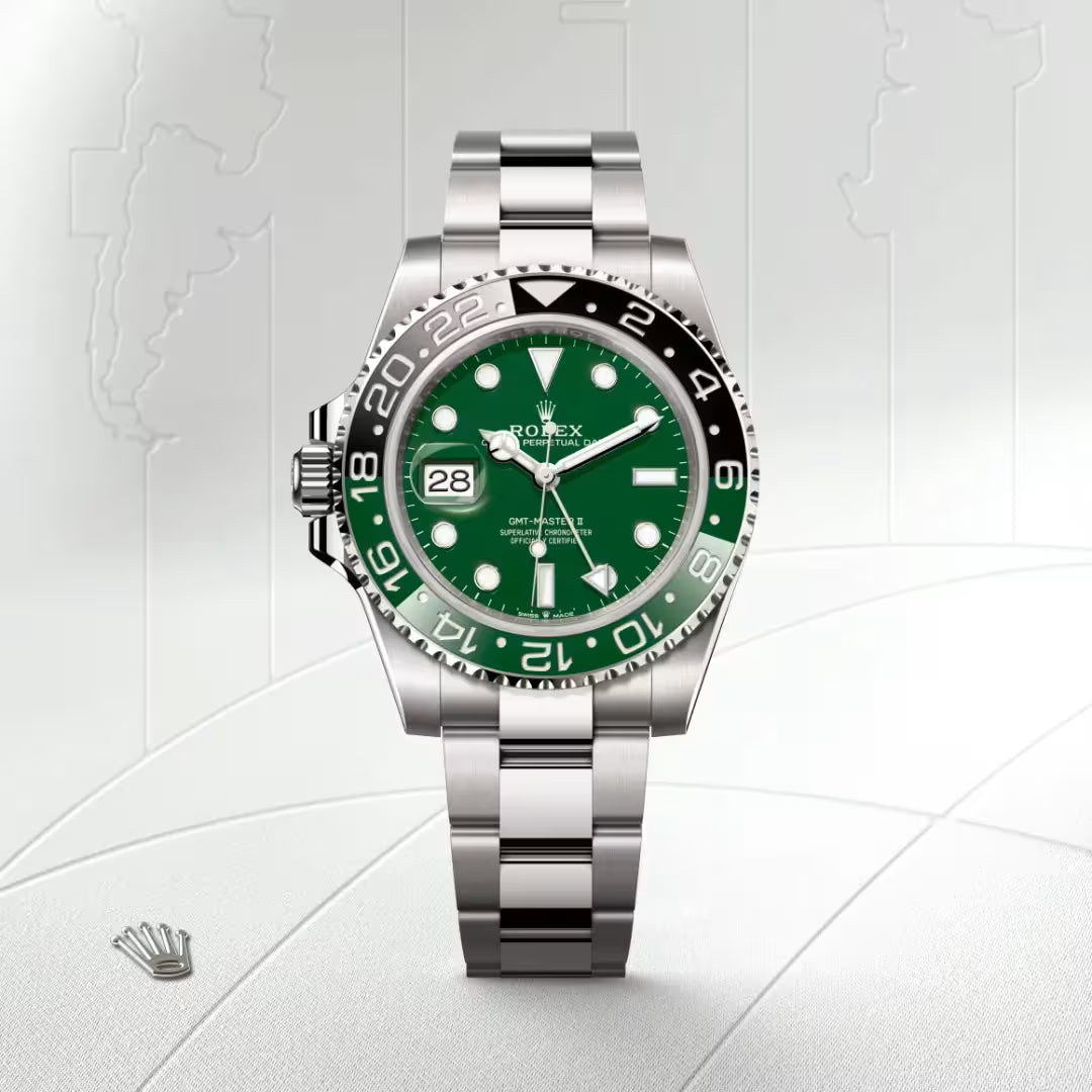 Emerald Steel GMT Explorer Watch
