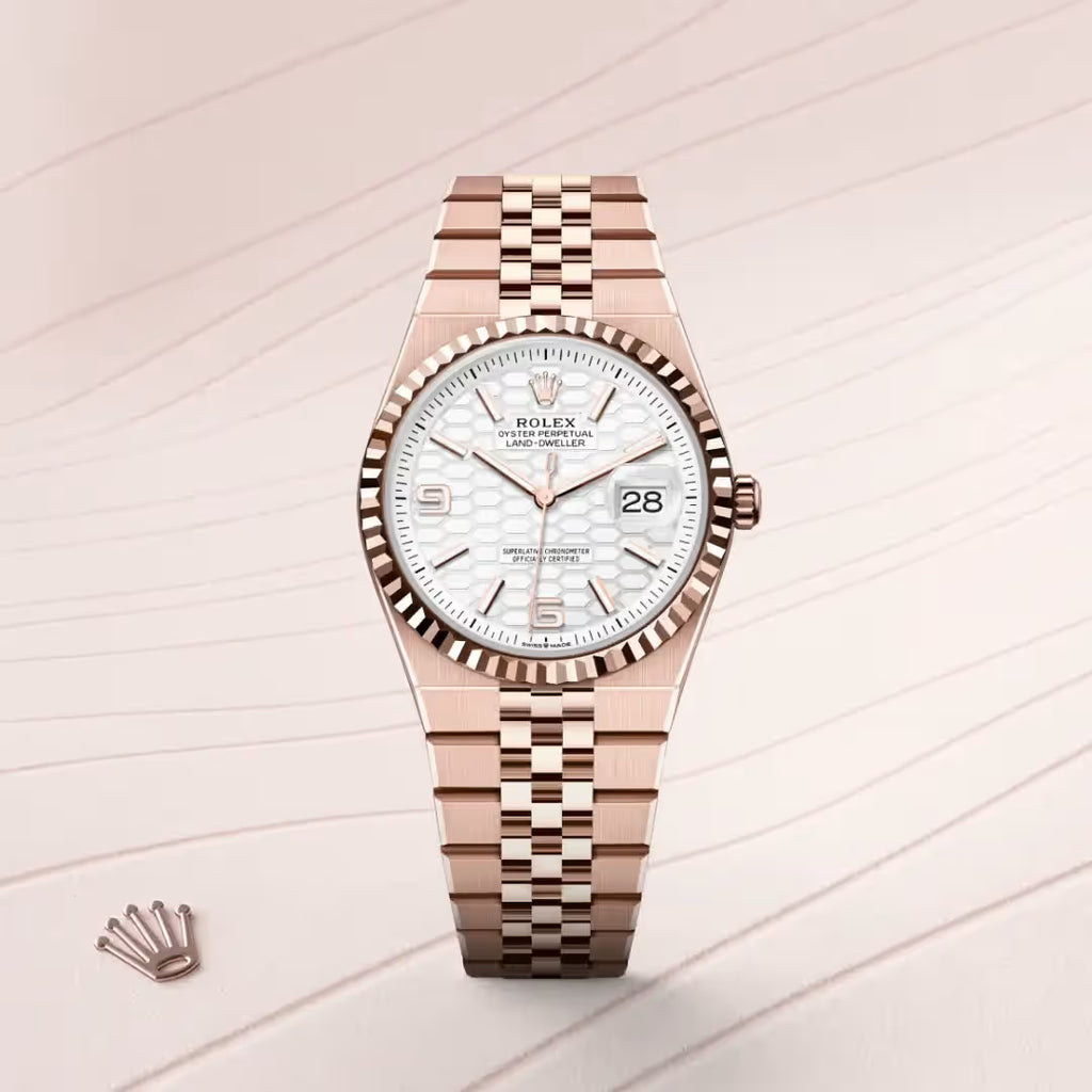Land-Dweller 36 Modern Rose Luxe Timepiece