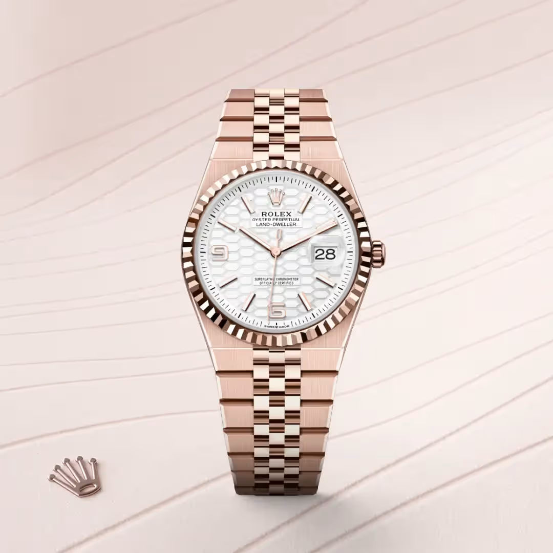 Land-Dweller 36 Modern Rose Luxe Timepiece
