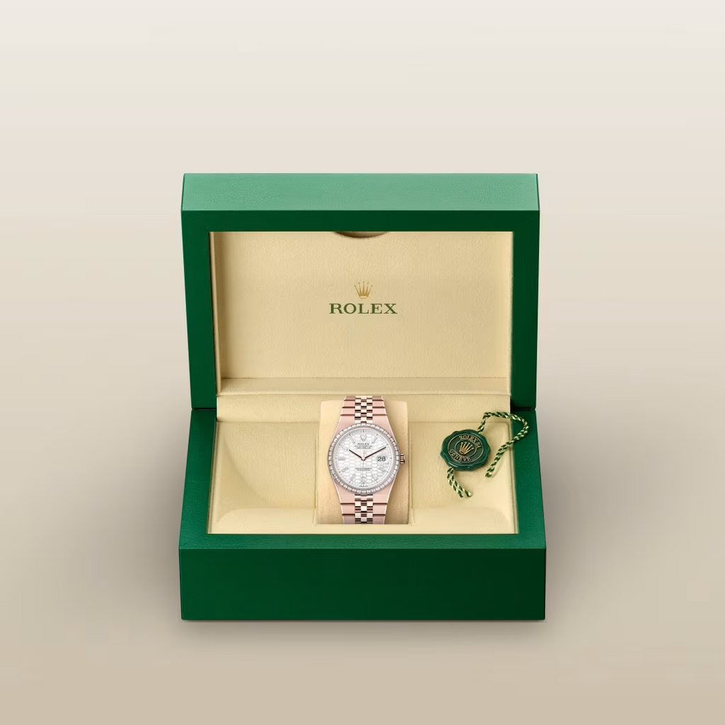 Land-Dweller 36 Signature Rose Gold Luxury Wrist Watch