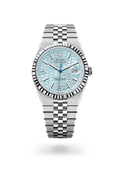 Land-Dweller 40 Light Blue Dial Jubilee Bracelet Luxury Watch