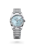 Day-Date 36 Signature Silver Dial Statement Watch