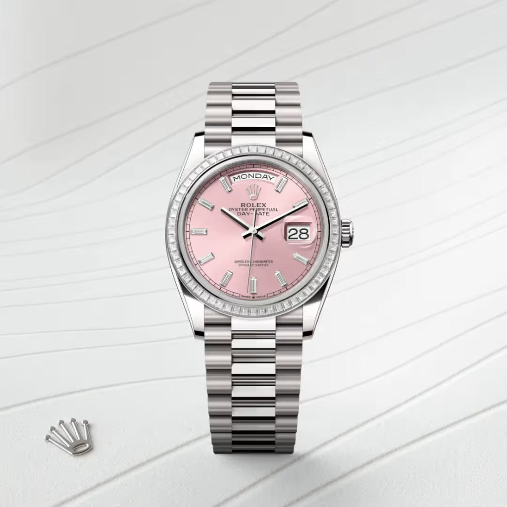 Day-Date 36 Blush Pink Diamond Luxe Watch