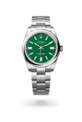 Oyster Perpetual 41 Emerald Green Stainless Steel Watch