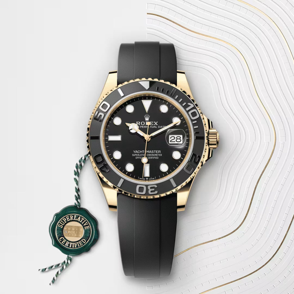Yacht-Master 42 Yellow Gold Black Dial