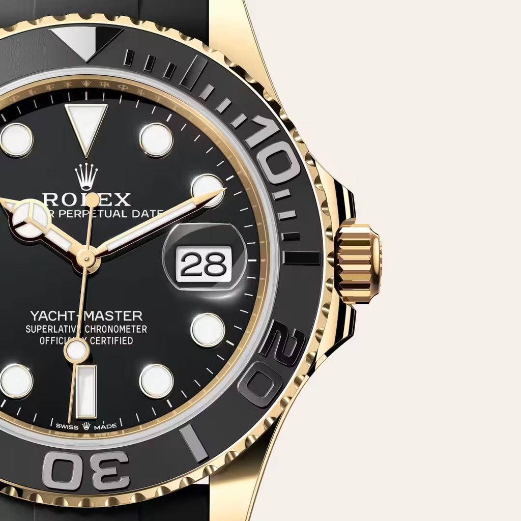 Yacht-Master 42 Yellow Gold Black Dial