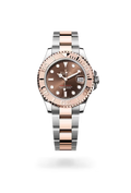 Yacht-Master 40 Everose Rolesor Chocolate Dial Oyster Bracelet