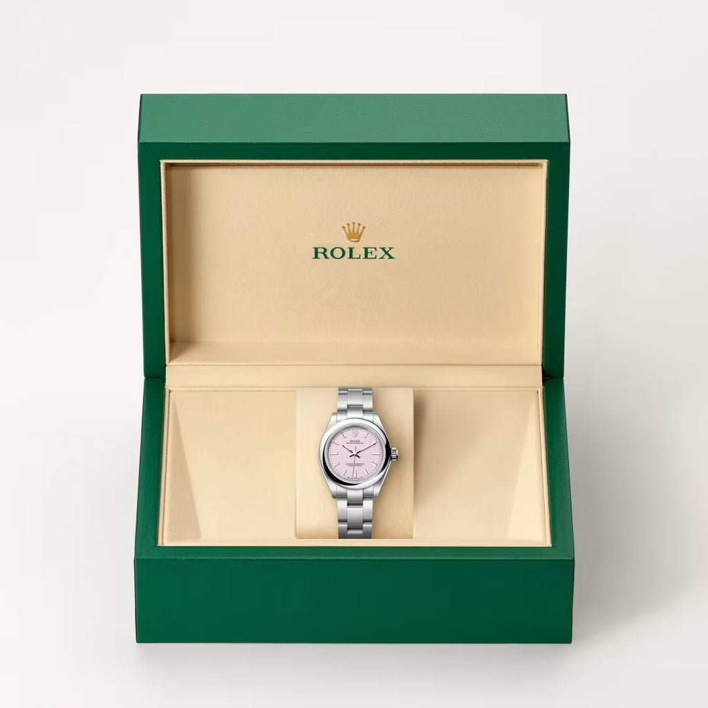 Oyster Perpetual 28 Elegant Pink Dial Oyster Perpetual Watch