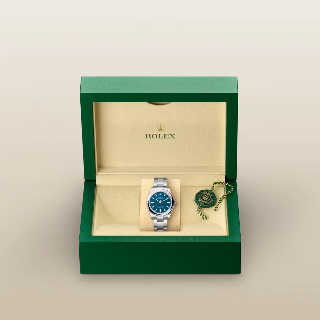 Oyster Perpetual 31 Ocean Blue Stainless Steel Watch